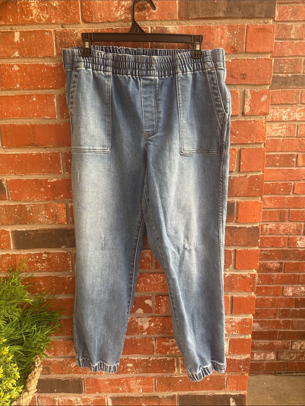 J. Crew Indigo Denim Joggers